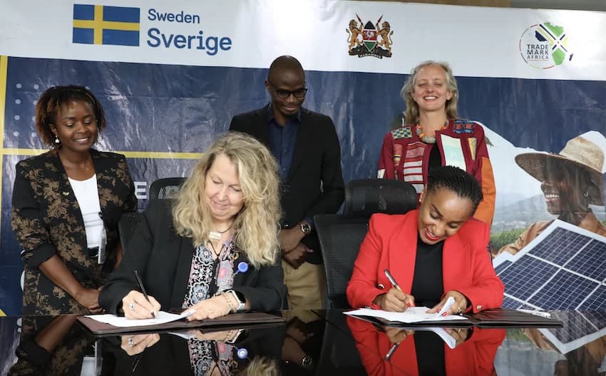 Sweden to Finance Ksh350 Million Initiative to Green Kenya’s Trade
