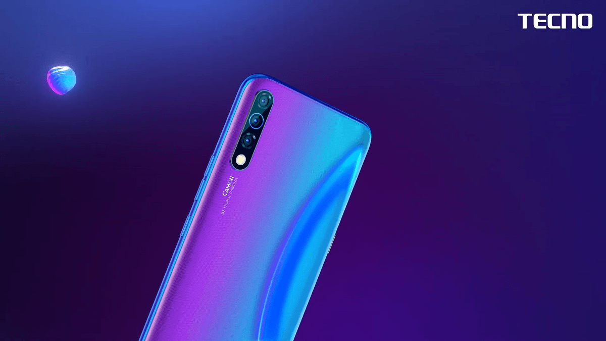 Here is the TECNO Camon 12 Pro with an In-display Fingerprint Sensor and 32MP Selfie Camera
