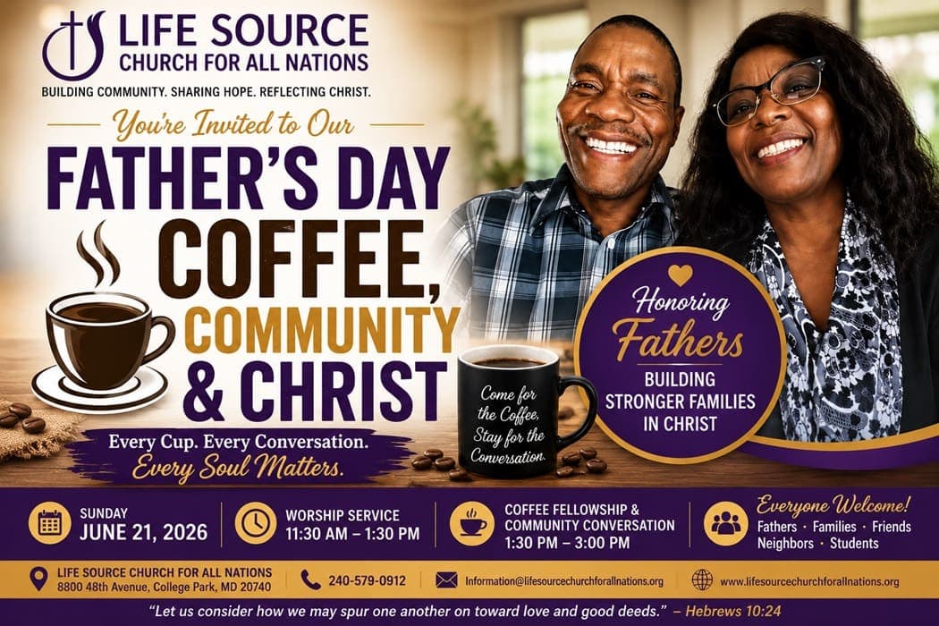 Celebrate Father’s Day with Coffee, Community And Christ!
