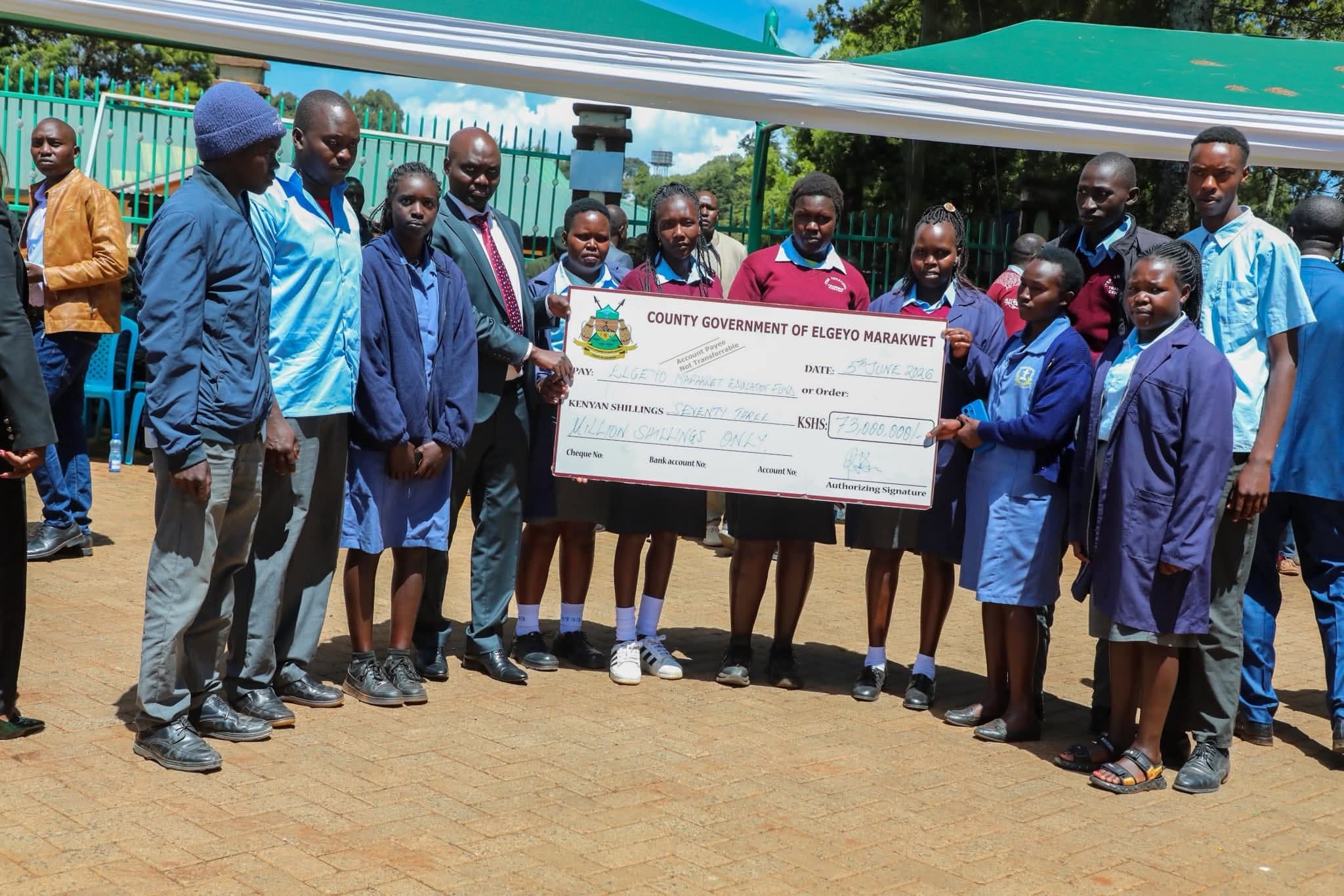 Elgeyo Marakwet disburses Sh73 million bursaries to vulnerable students