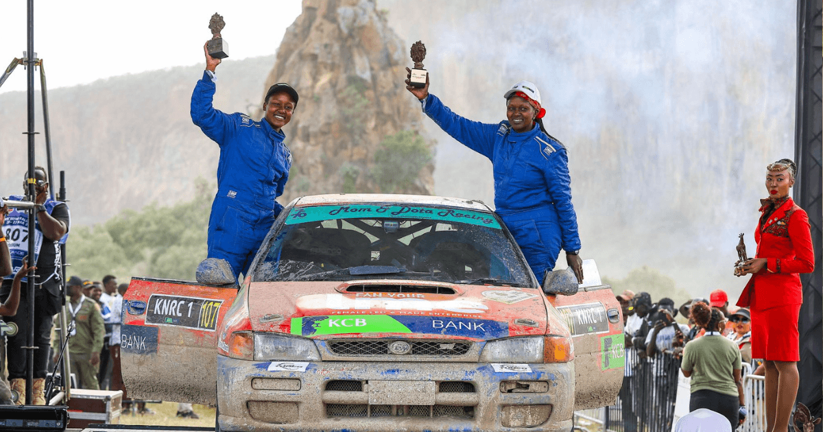 Meet Tinashe Gatimu: The 20-year-old rally sensation racing with her mom