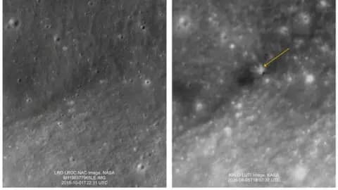 South Korea space agency shares Moon images after SpaceX rocket debris crash