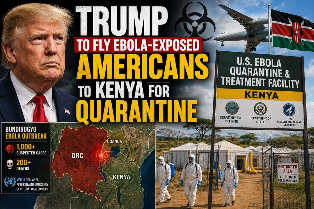 Trump Administration Proposes Ebola Quarantine in Kenya
