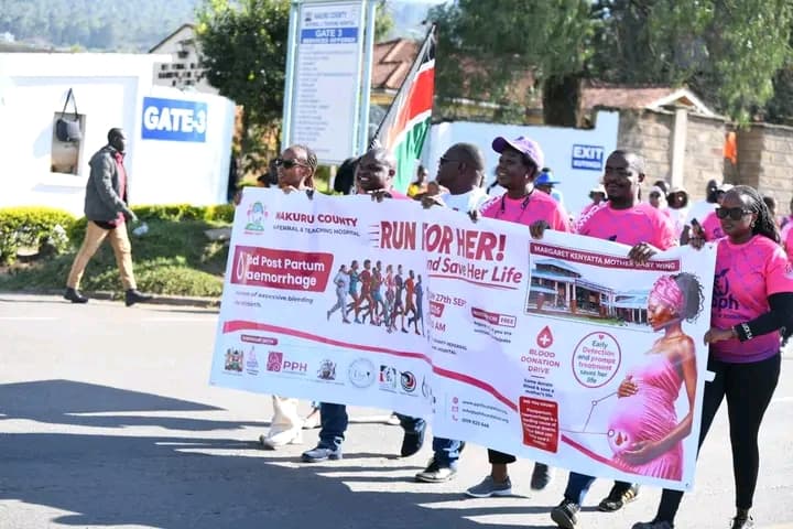 Nakuru in drive to prevent maternal deaths from postpartum haemorrhage