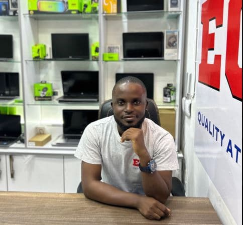 Edwin Nganyi: How I used my phone to start laptop business as a student