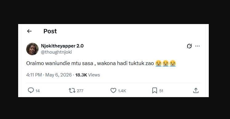 Hilarious Memes in Nairobi This Thursday