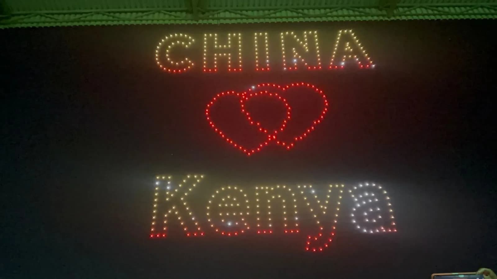 500 Drones Light Up Nairobi Sky in Spectacular Celebration of Kenya-China Ties