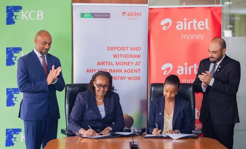 Airtel Money Customers Gain Access to 22,000 KCB Agents in New Partnership