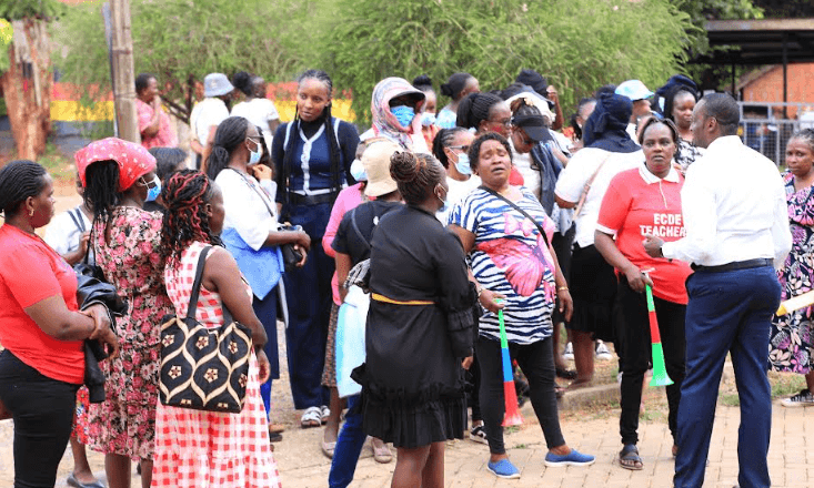 Murang’a ECDE teachers down tools over pay, job security