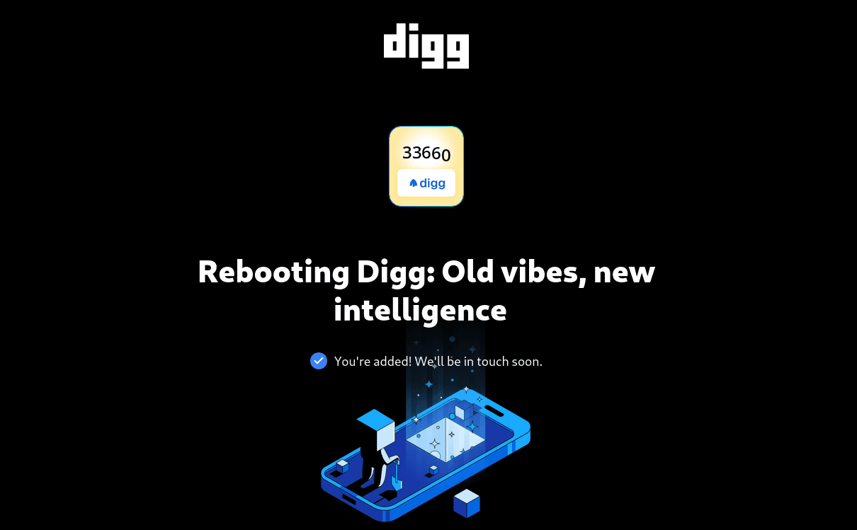 Digg is Back: The Return of a Social News Pioneer