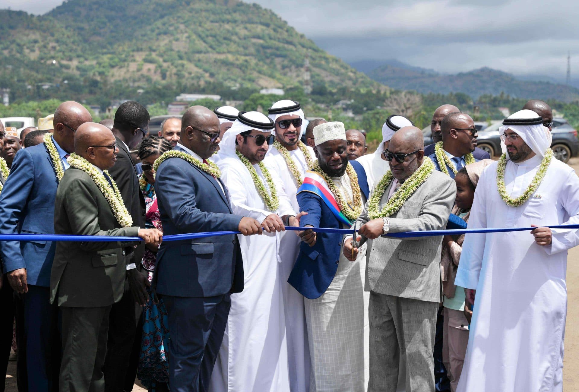 Comoros President H.E. Azali Assoumani inaugurates UAE-financed solar plants to strengthen energy security and support sustainable development
