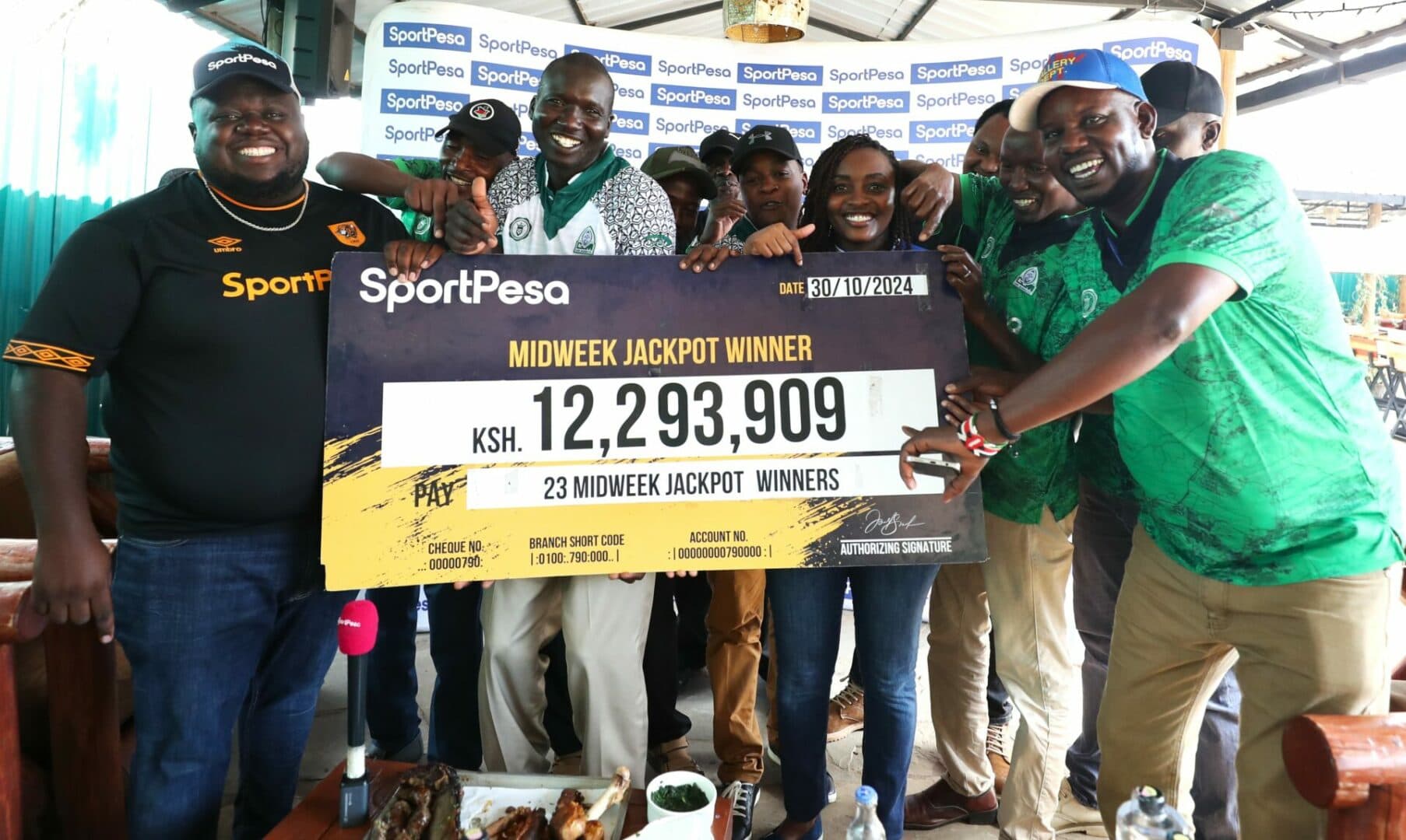 SportPesa Kenya makes history in Nairobi – 23 winners share Kshs. 12.2 million Midweek Jackpot prize