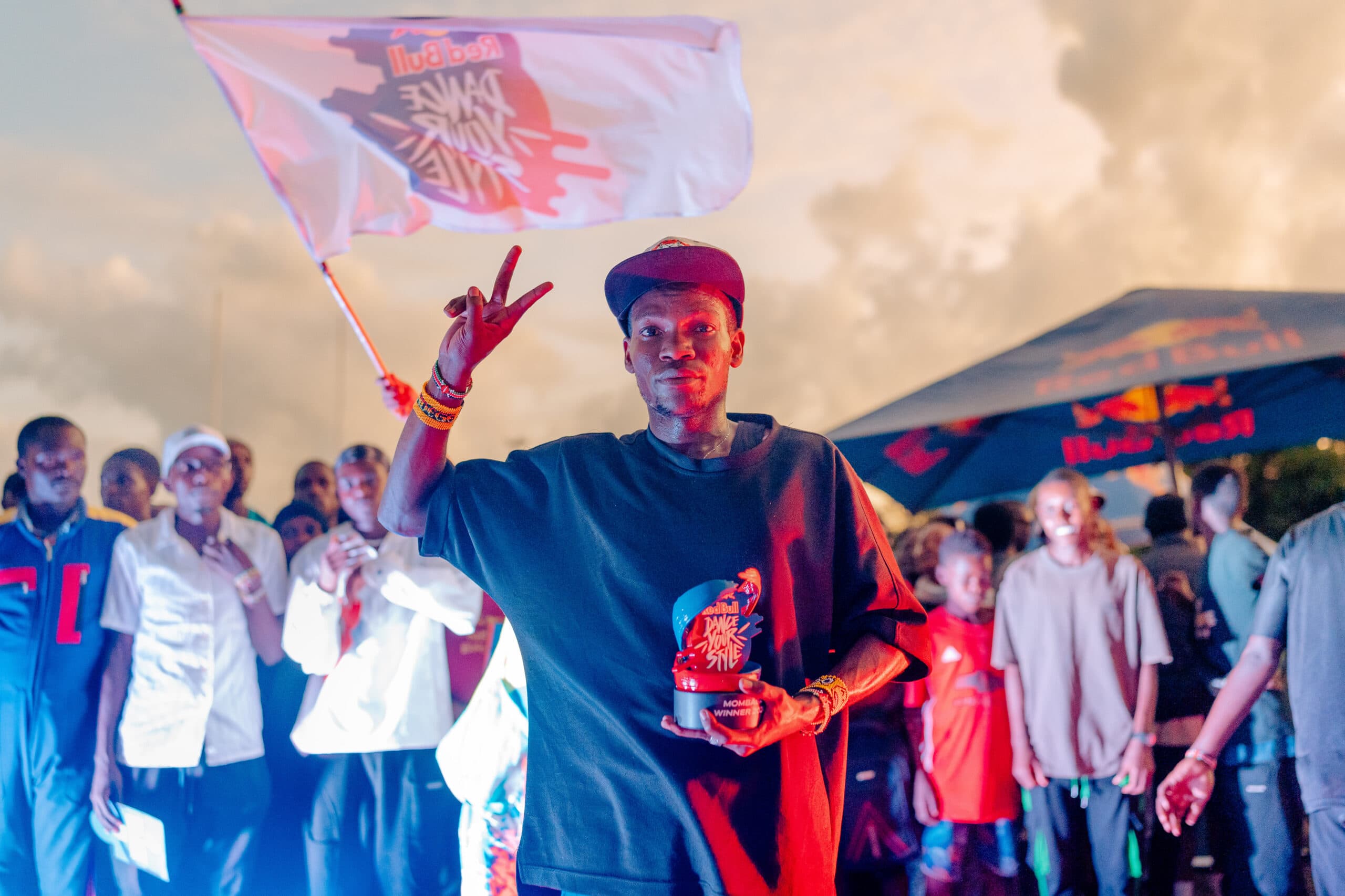 Mohammed Mkuta is the Mombasa winner of the Red Bull dancing competition