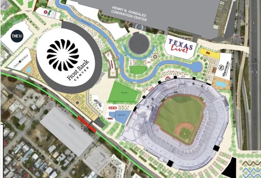 $1bn+ Spurs Downtown Arena in San Antonio, Texas Advances as Owners Select 9 Firms