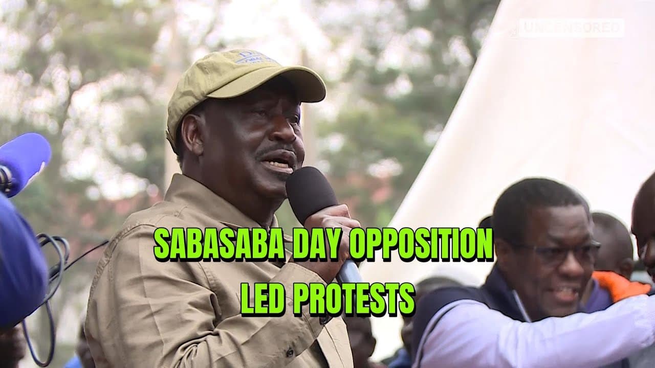 SabaSaba Day: Kenya’s Opposition Lead Anti-government Protests in Various Parts of the Country