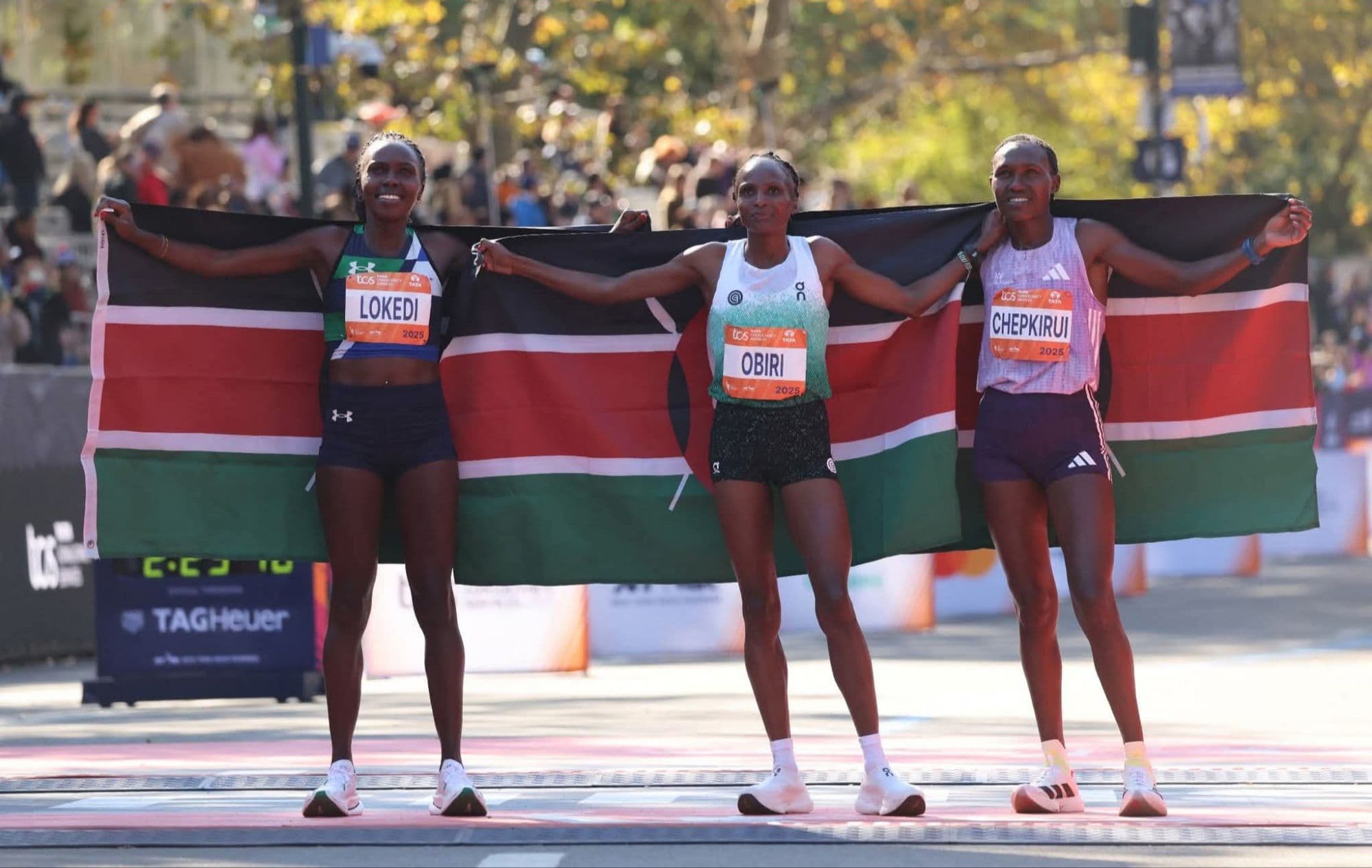 Benson Kipruto & Hellen Obiri lead Kenya’s historic double podium sweep at 2025 New York City Marathon