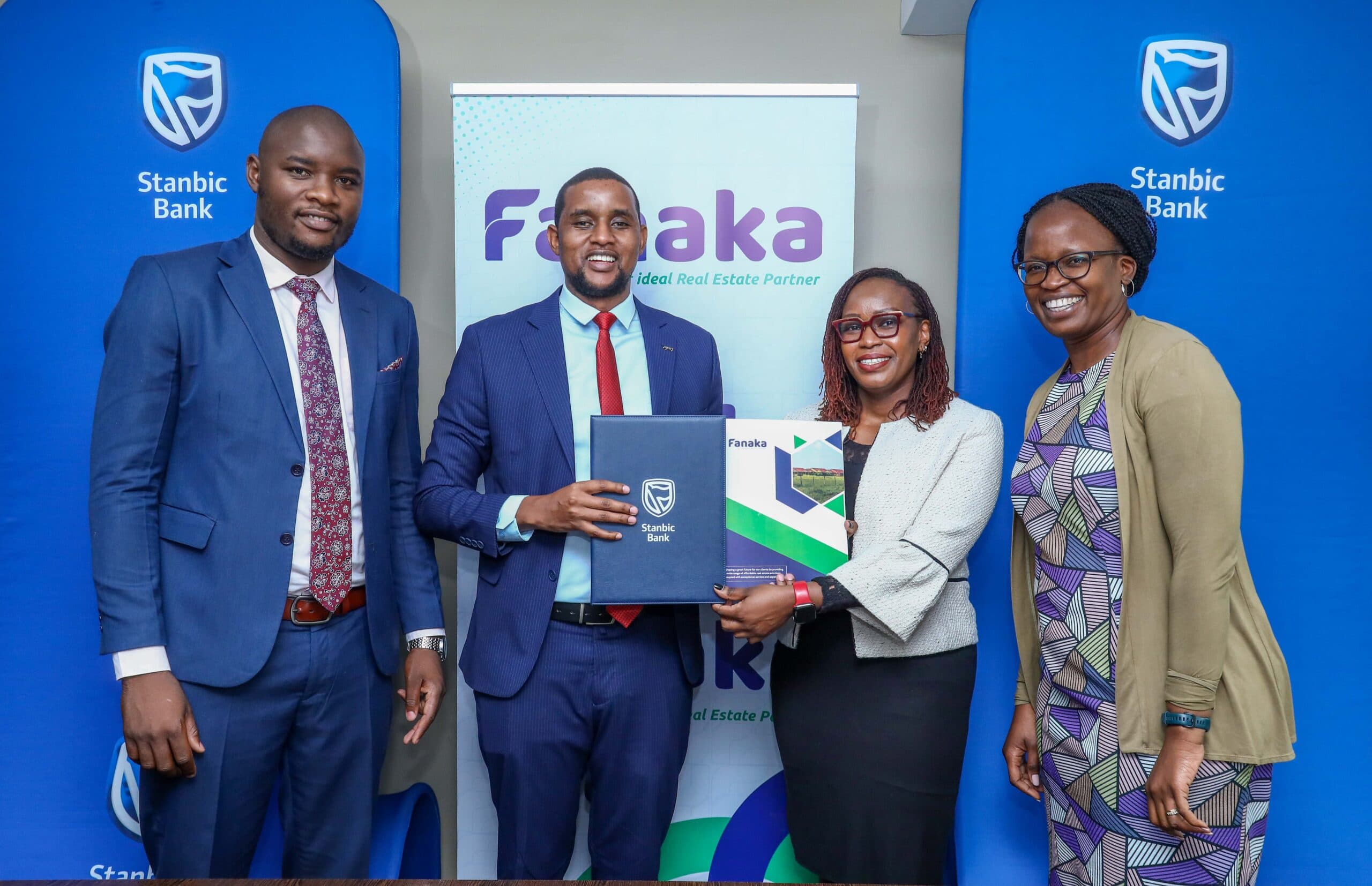 Stanbic Bank & Fanaka partner to offer housing loans to customers