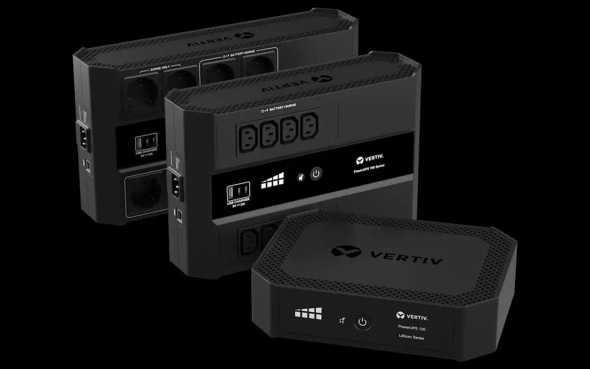 Vertiv Launches Compact PowerUPS 100 Standby Series to Protect Everyday Digital Devices