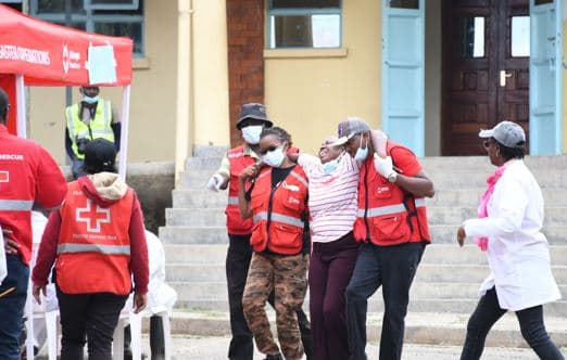 Parents of the deceased students overwhelmed with grief after identifying their children