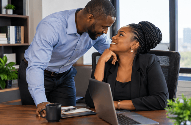 He Dated His Female Boss With An Ulterior Motive