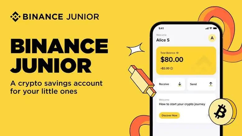 Binance Launches ‘Binance Junior’ Crypto Savings Account for Kids and Teens