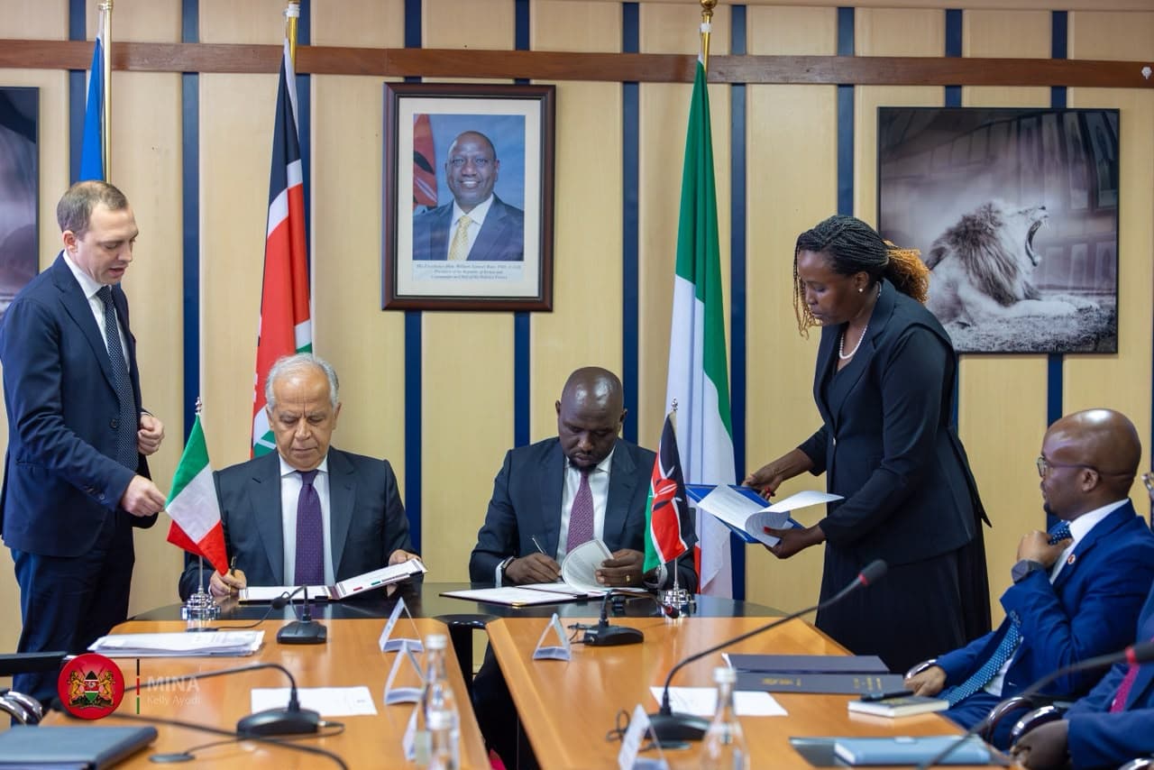 Kenya, Italy Sign Security Pact to Strengthen Fight Against Organised Crime