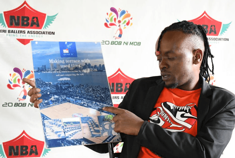 Quest to construct a basketball court using waste