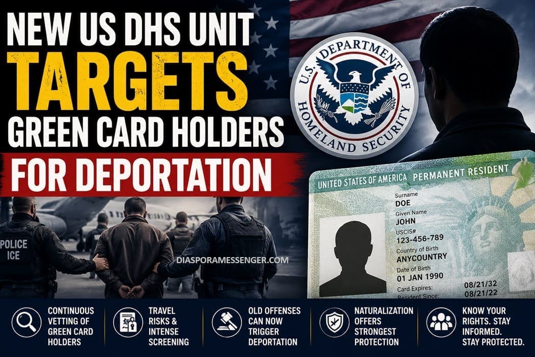 Shocking DHS Crackdown: Green Card holders face Deportation