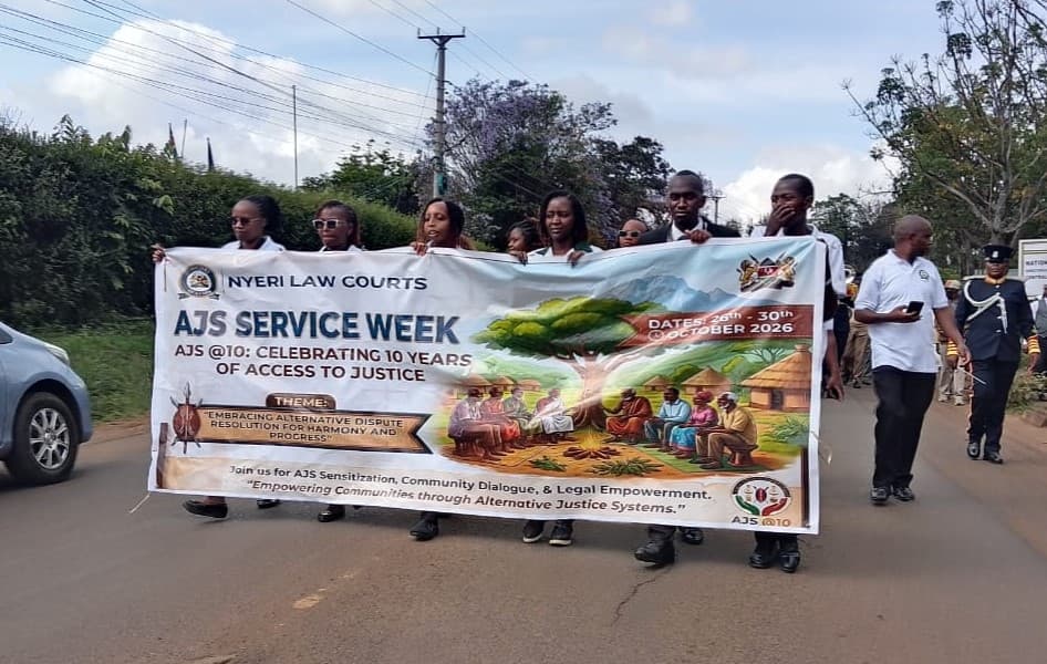 Nyeri residents urged to embrace Alternative Justice System