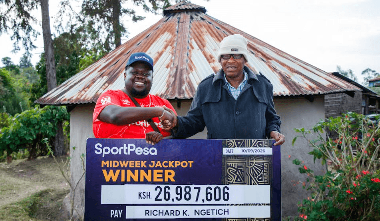 Kericho farmer wins Sh26.9 million SportPesa midweek Jackpot