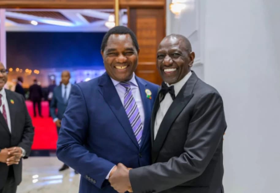 Ruto congratulates Hichilema on re-election, vows to deepen Kenya-Zambia ties