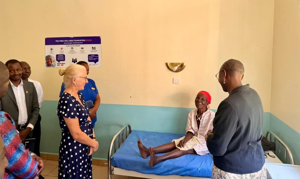 Foundation partners with county government in tackling eye problems