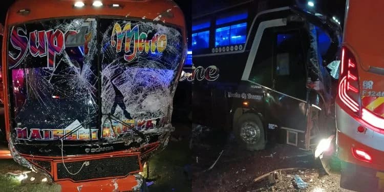 Casualties Reported After Super Metro, Dreamline Bus Accident on Nairobi –Nakuru Highway