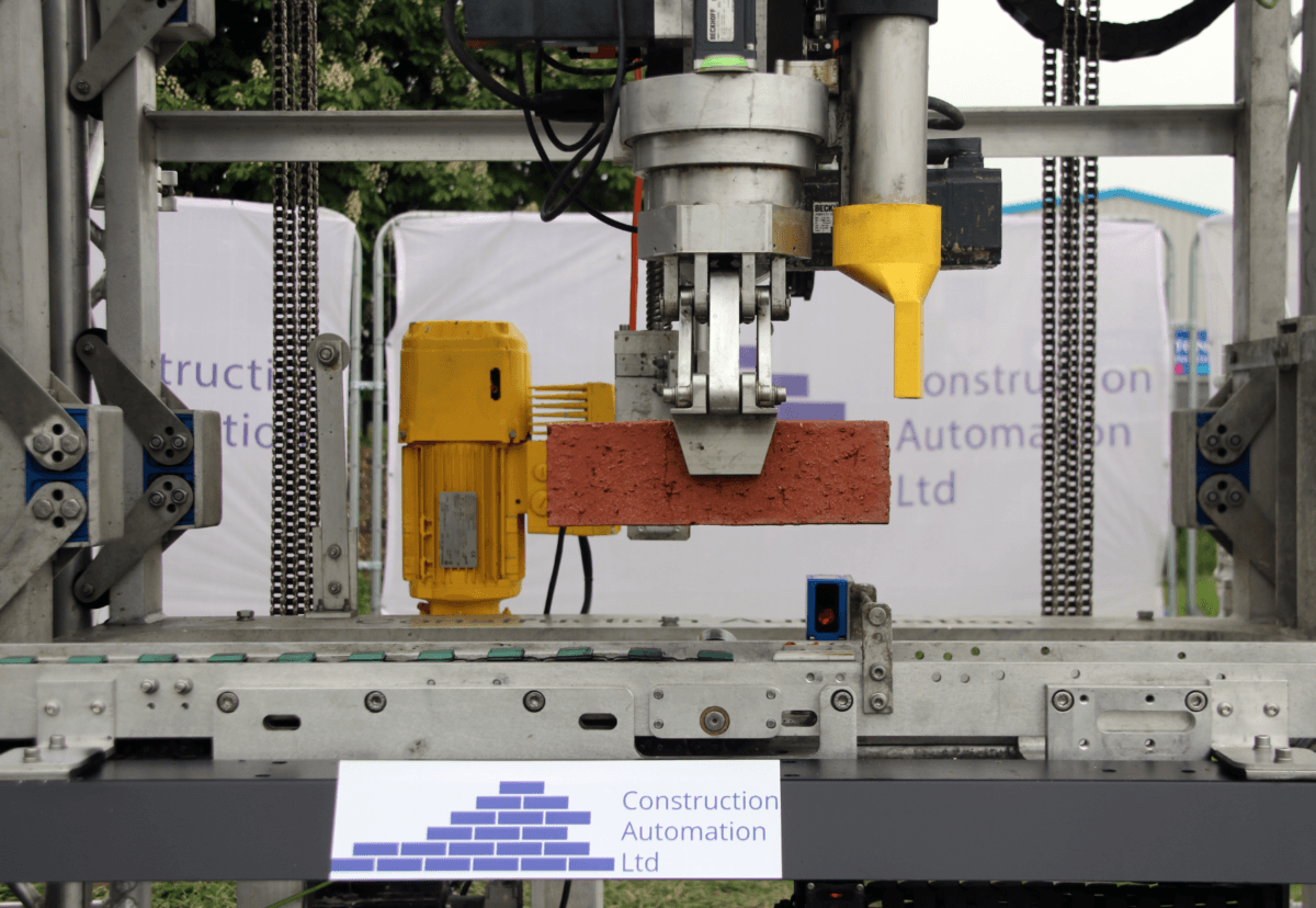 Automatic Brick-Laying Robot project advances robotic housebuilding in the UK