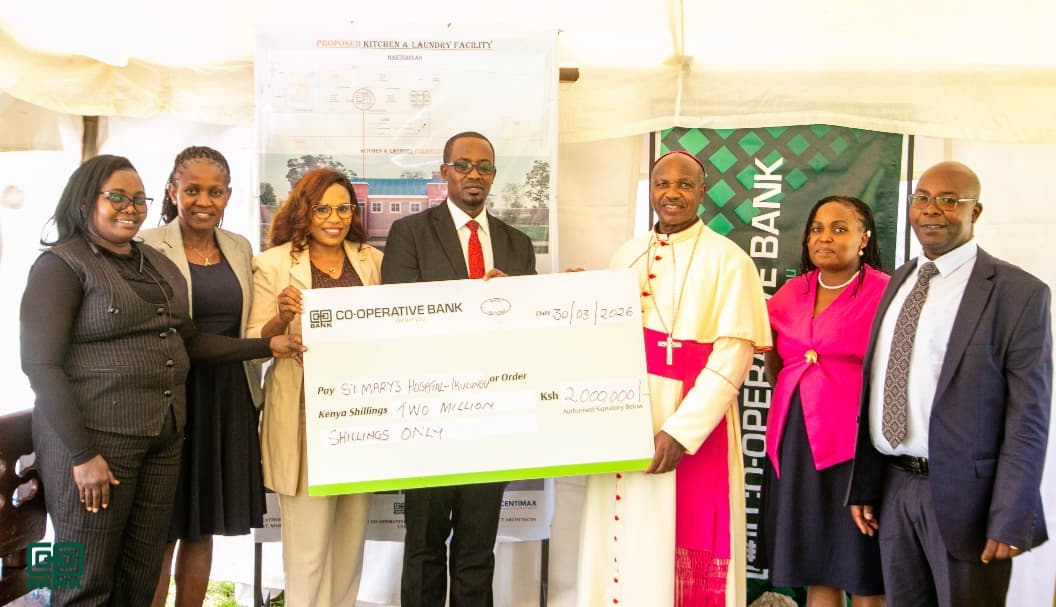 Co-op Bank donates Shs2M to boost healthcare services in Murang’a