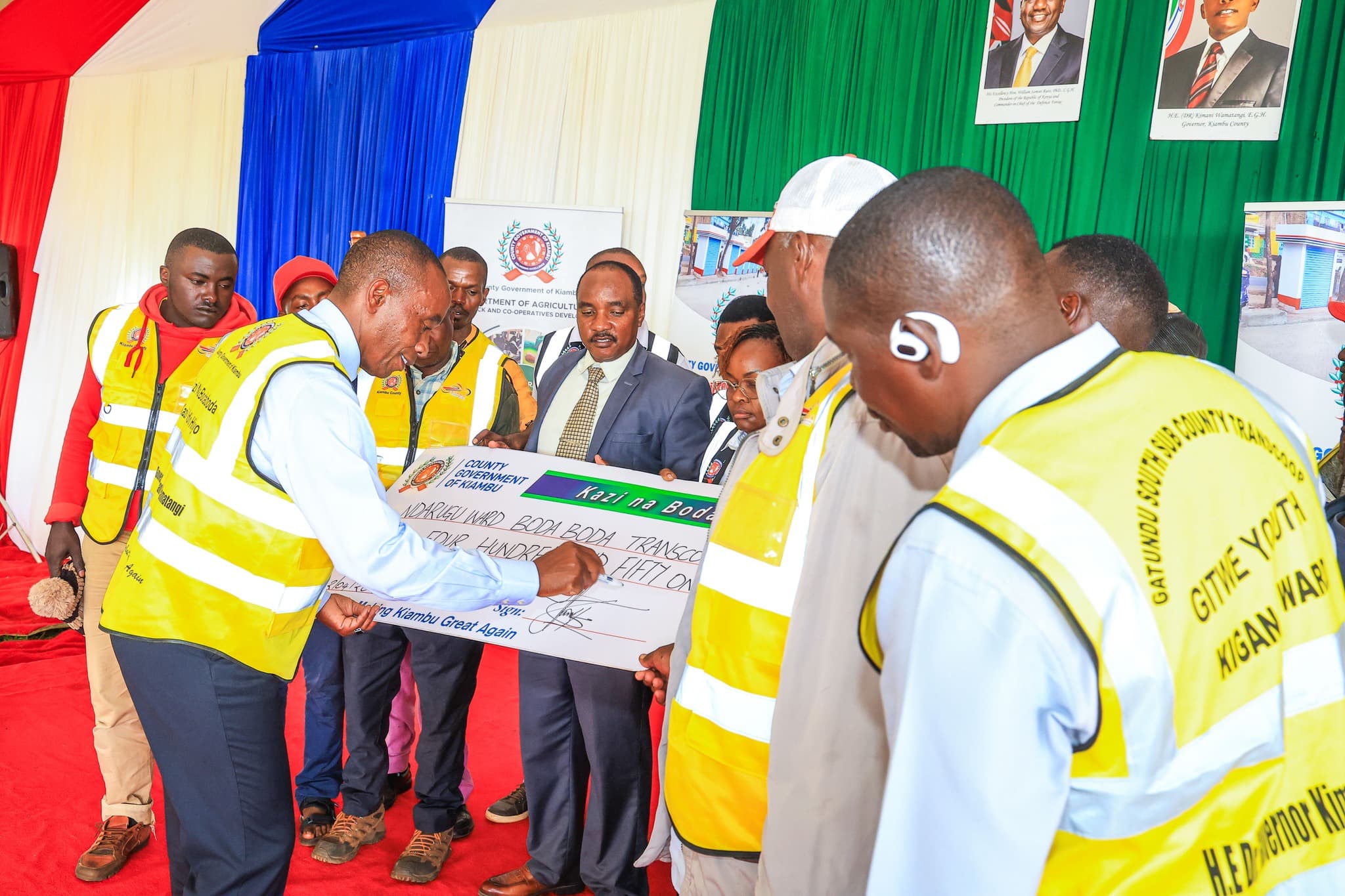 Wamatangi offers financial support to Boda Boda Saccos in Gatundu South