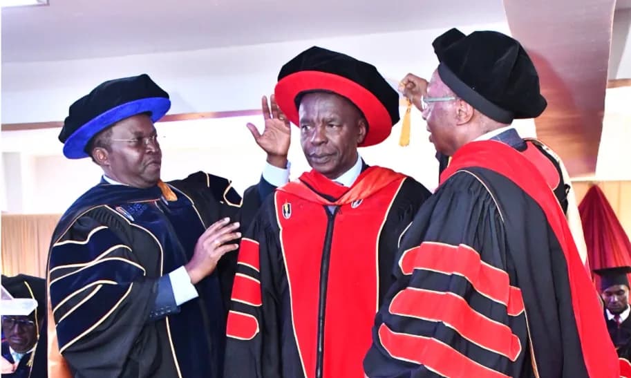 Prof. Kibwana assumes ILU Chancellorship as Ogamba, Musinga hail professionalism, values