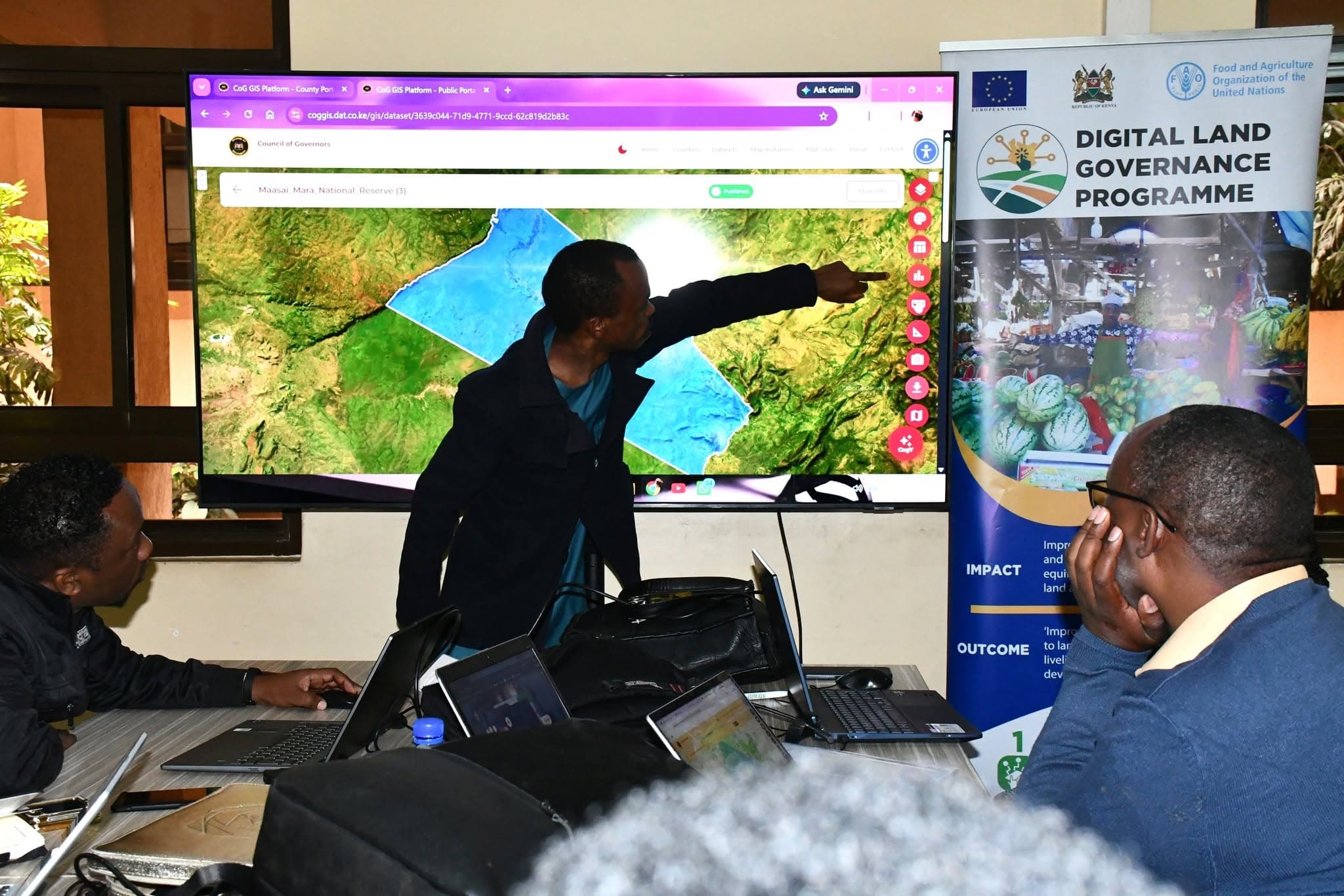 Kiambu County officials complete three-day GIS training