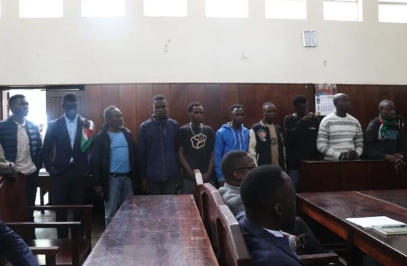 10 Nairobi Protesters Walk Free on KSh 3,000 Bail As Two Reported to be Minors