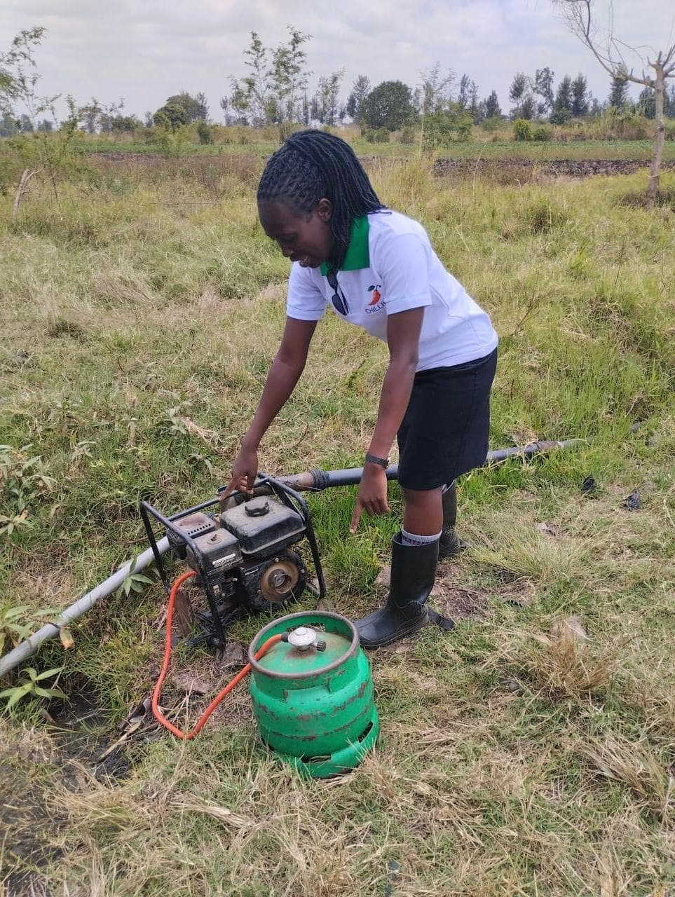 Murang’a farmer cuts irrigation costs by switching from petrol to cooking gas