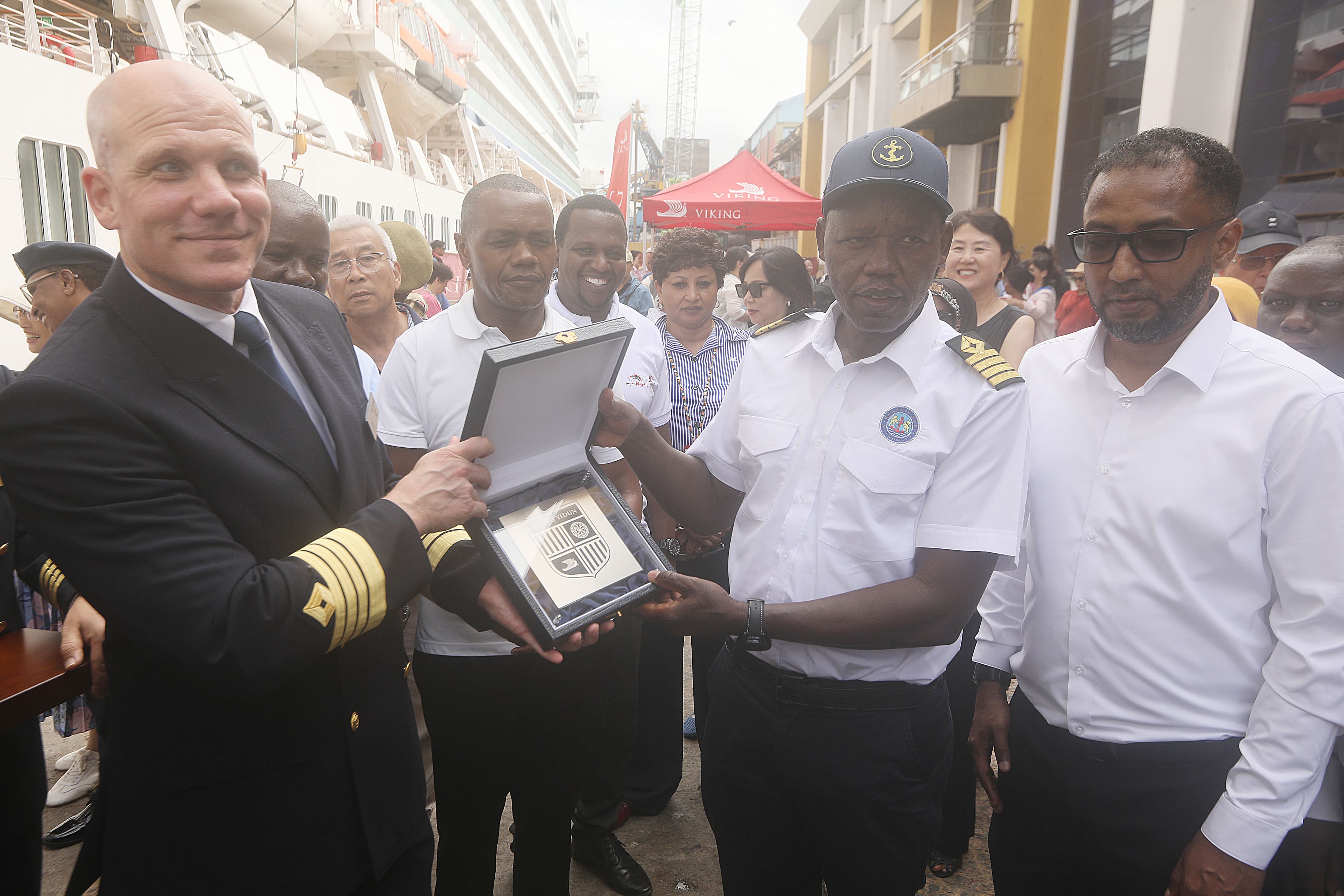 First-ever cruise vessel from Asia docks in Mombasa with 717 tourists