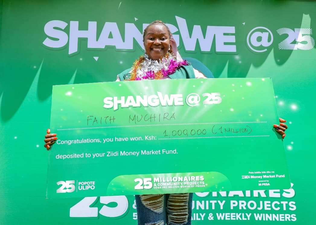 Safaricom Shangwe @25 promotion creates 15 millionaires and supports communities