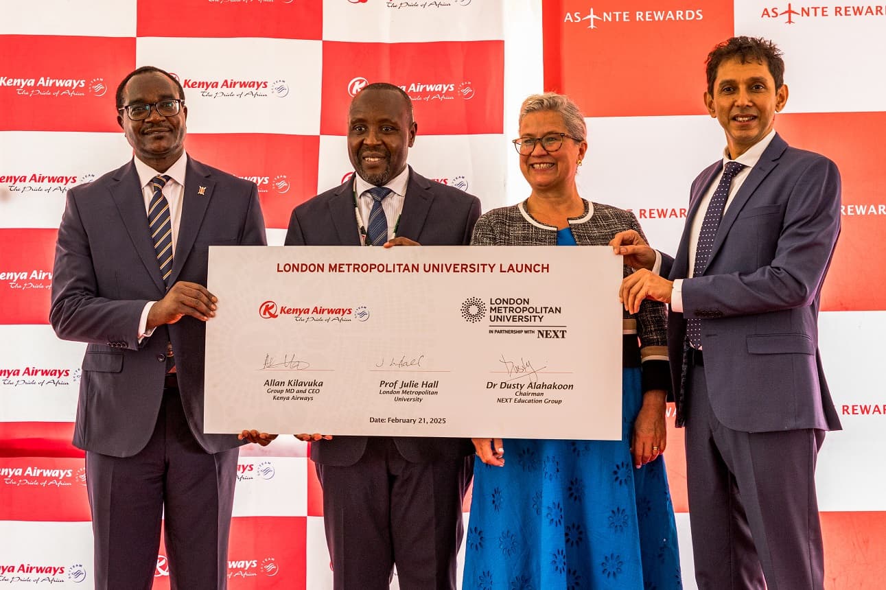 Kenya Airways & London Metropolitan University partner to further aviation learning in Kenya