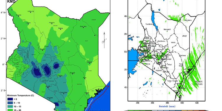 Met Department Lists Areas Set to Receive Rain This Week