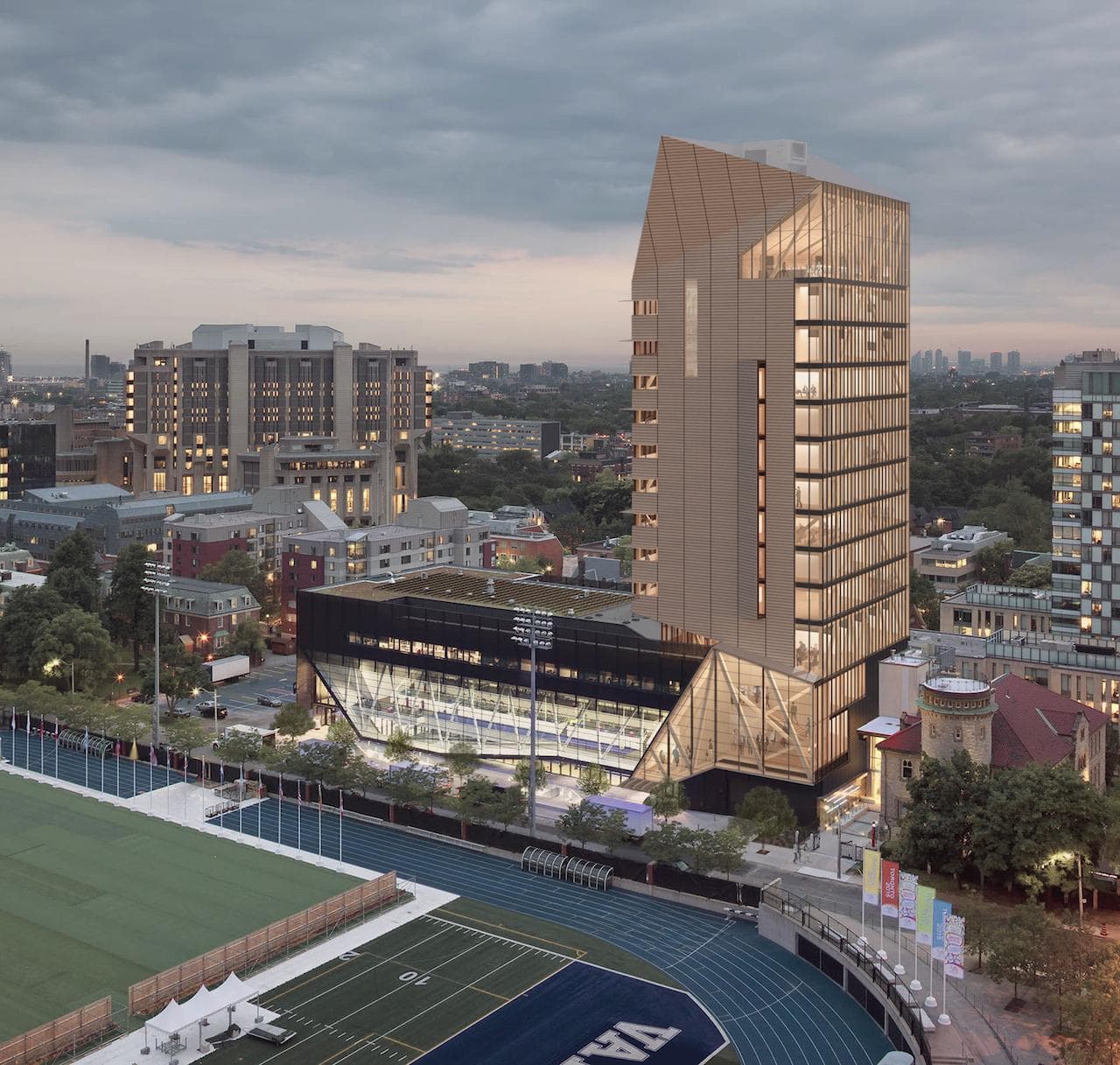 The tallest academic timber structure in Canada and one of the tallest mass timber and steel hybrid buildings in North America