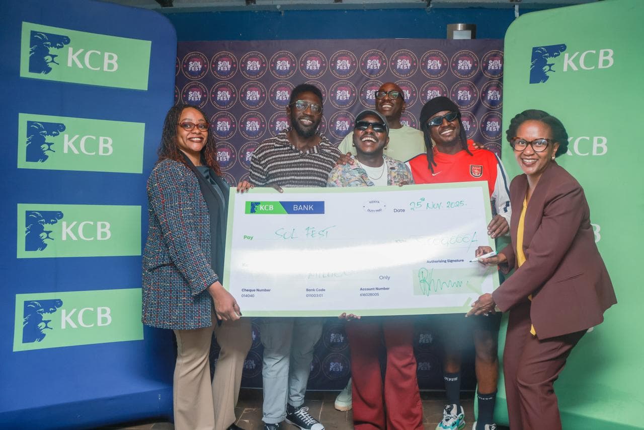 KCB Bank & Sauti Sol join forces to turbocharge SolFest 2025 with Ksh. 8M sponsorship