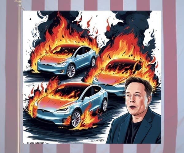 Why Burning Tesla Cars Won’t Dim Elon Musk’s Shine