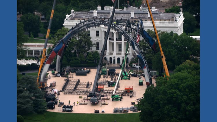 White House erects UFC cage ahead of US 250th anniversary celebrations