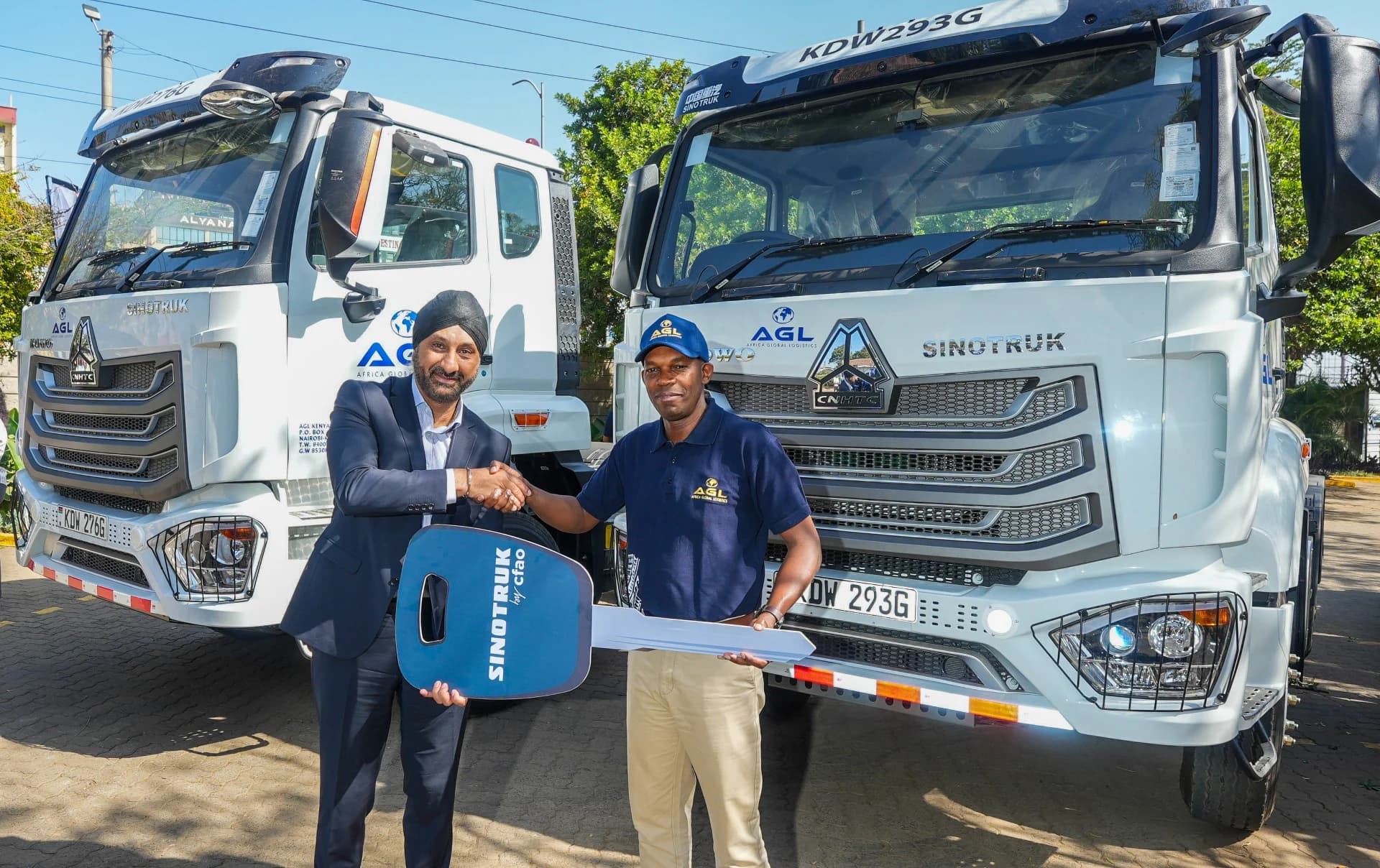 CFAO Mobility Hands Over 32 Sinotruk Trucks to Africa Global Logistics