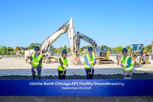 AbbVie Breaks Ground on $195M API Manufacturing Facility in North Chicago